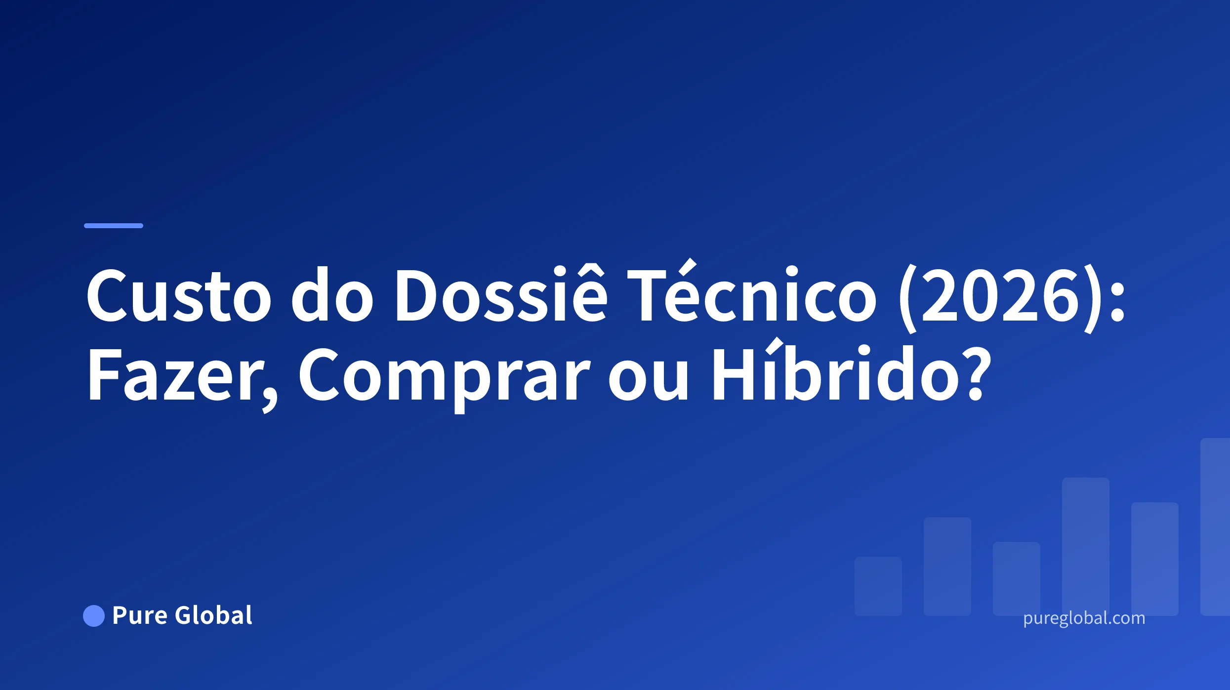 Modelo de custo de dossiê técnico de dispositivos médicos comparando as vias interna, terceirizada e híbrida