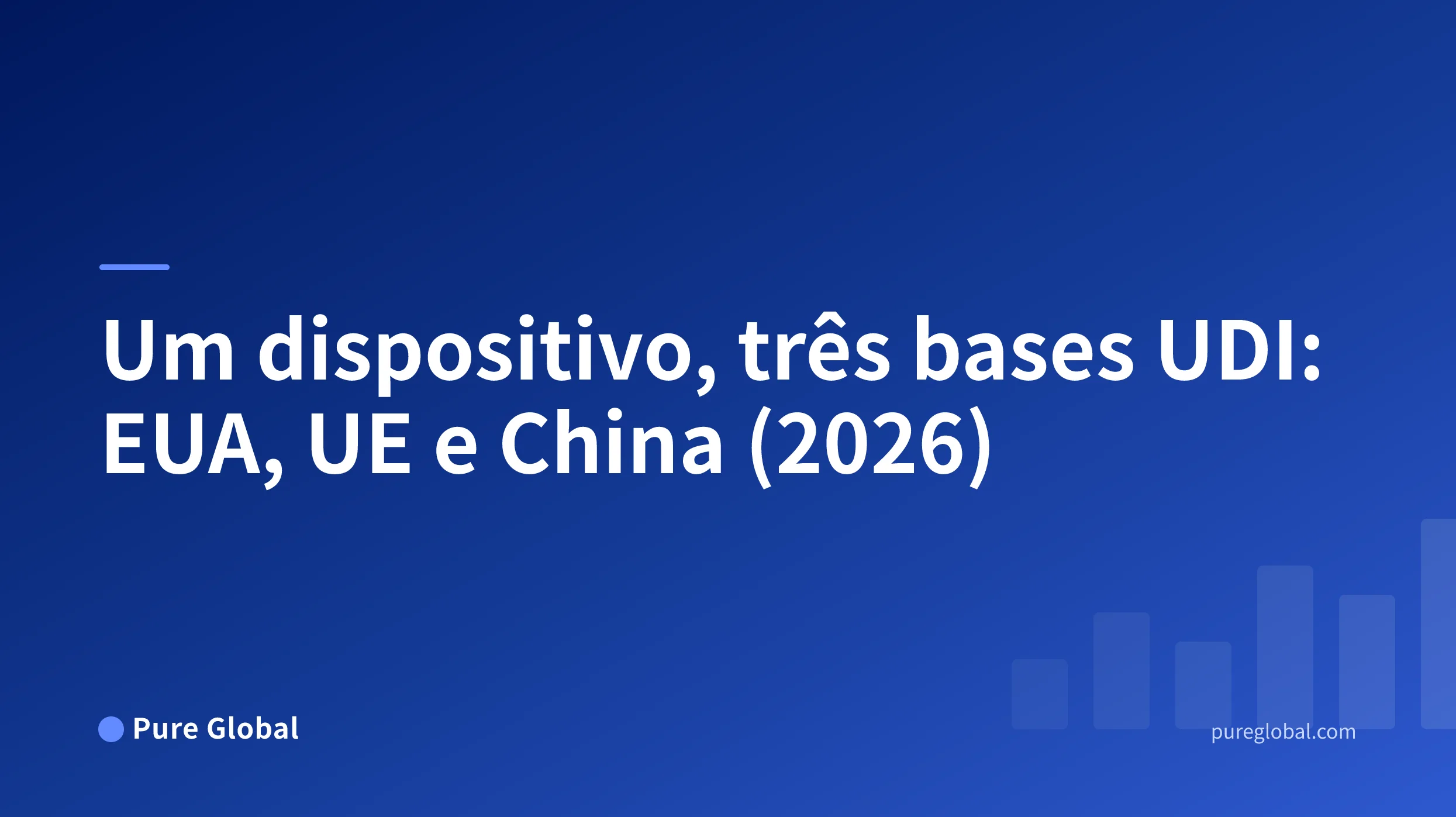 Ordem de serviço de UDI conectando identificadores de dispositivos, embalagens, atores e registros regulatórios nos EUA, UE e China.