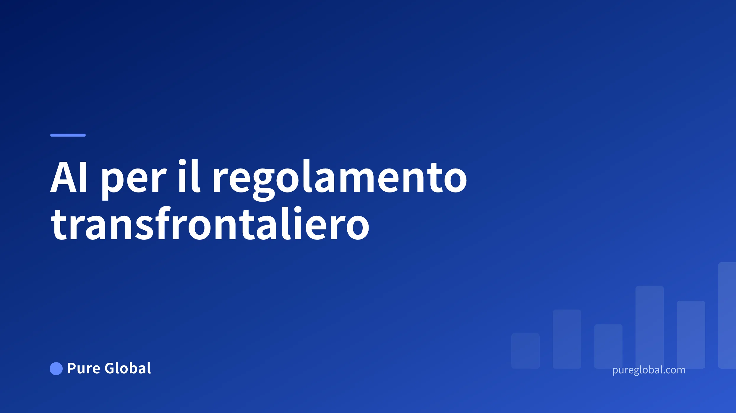 AI per il regolamento transfrontaliero