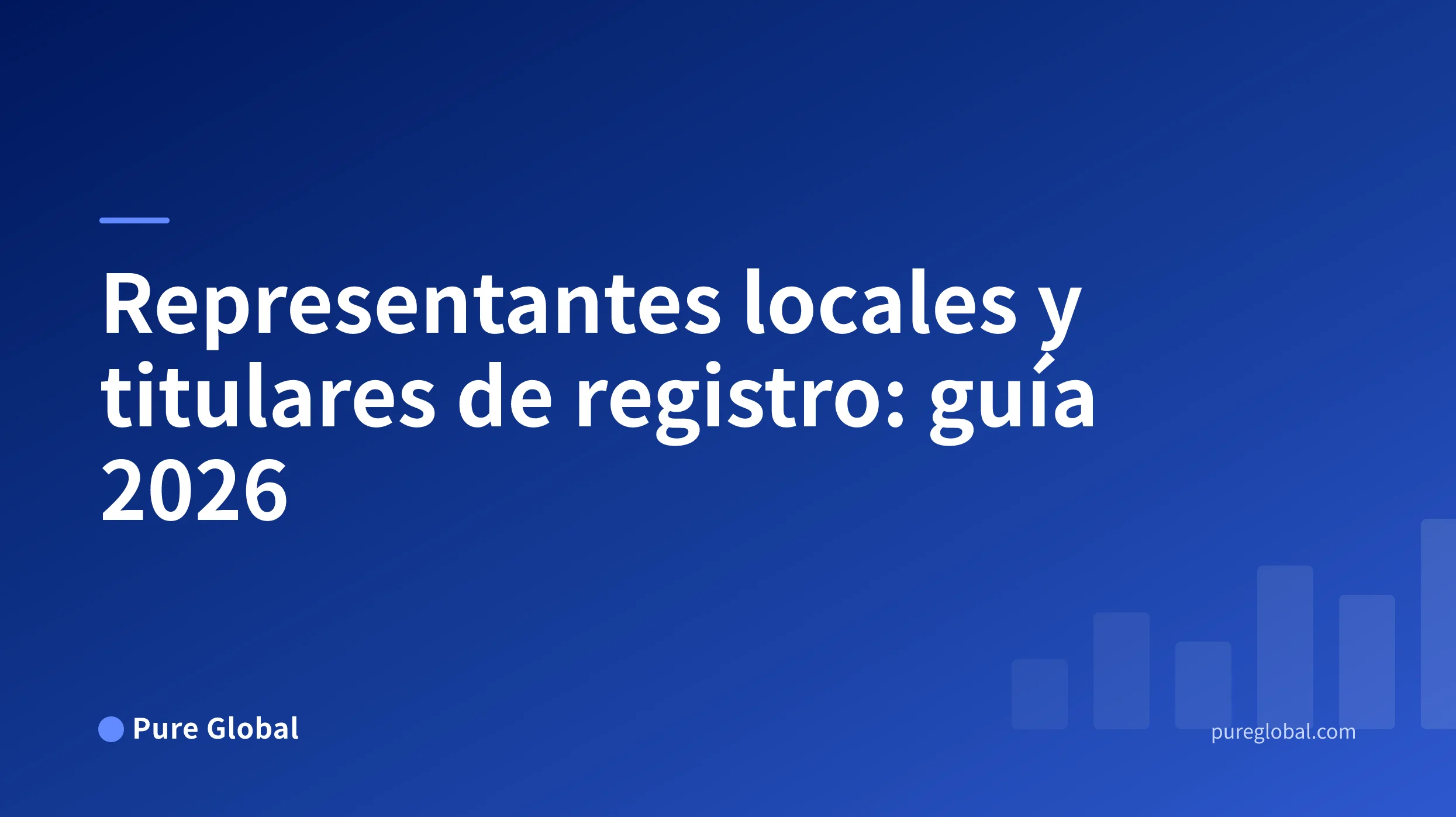 Mapa de decisiones para la designación de representantes, titularidad de registros y documentos de transferencia en mercados globales.