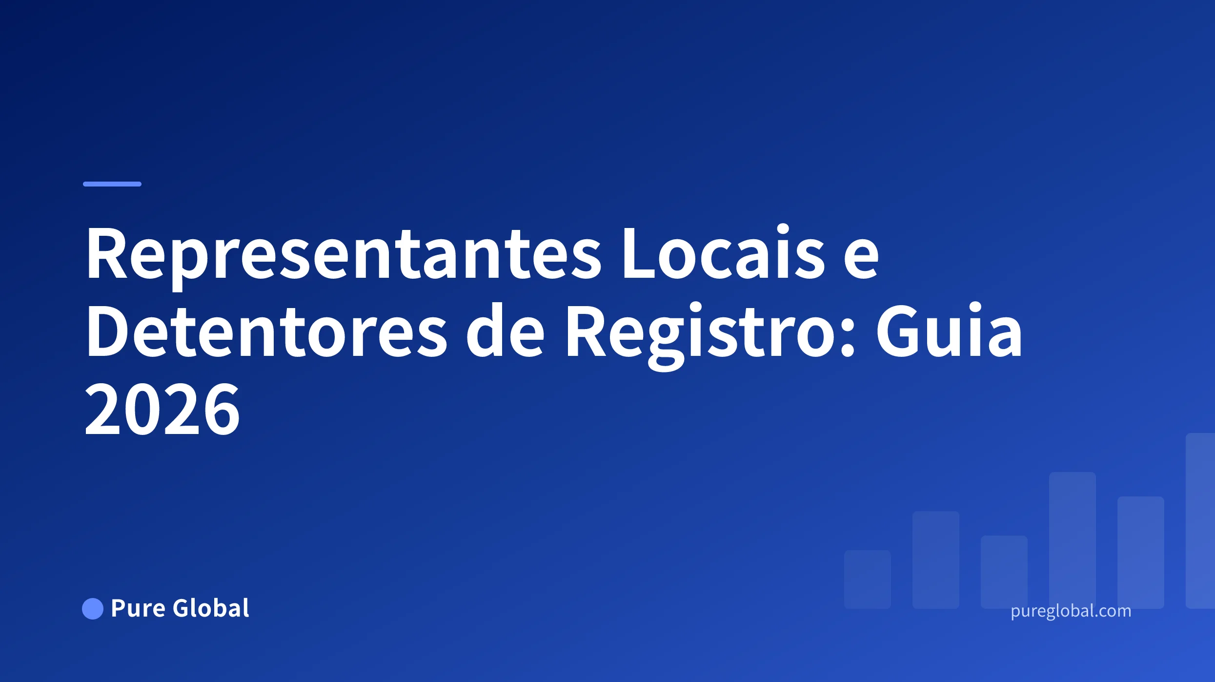 Mapa de decisão para nomeação de representantes, titularidade de registro e documentos de transferência em mercados globais.