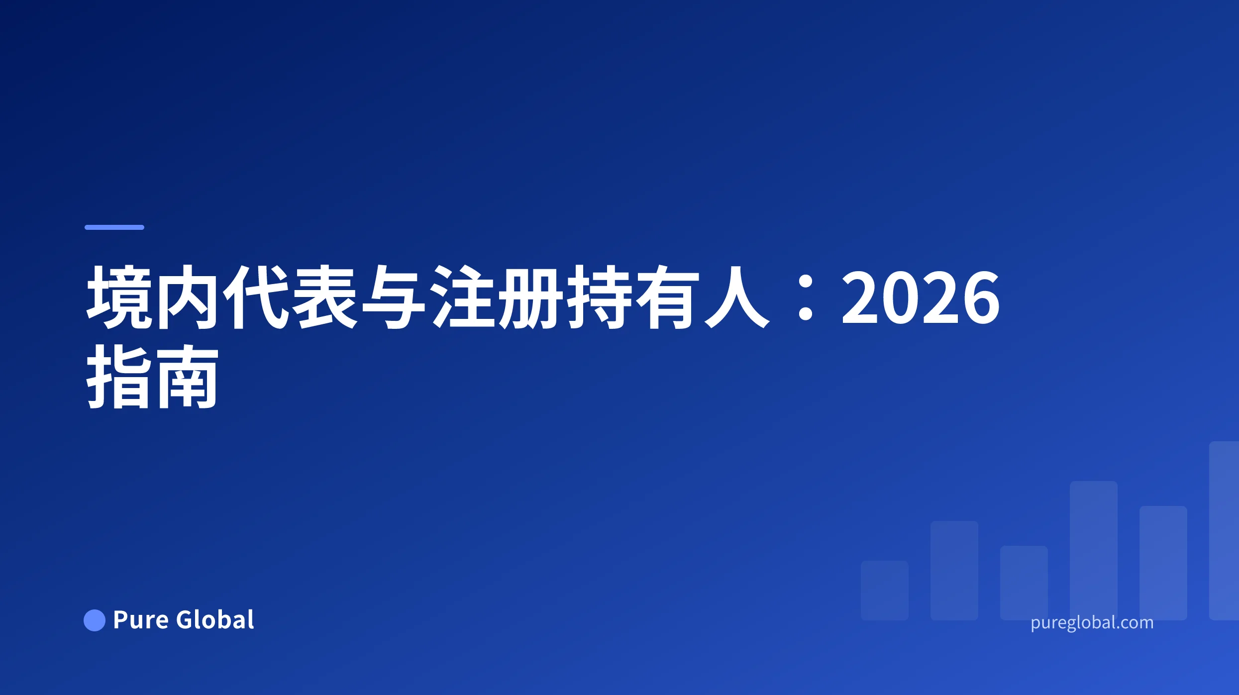 全球各市场代表指定、注册所有权与转让文件决策导图。