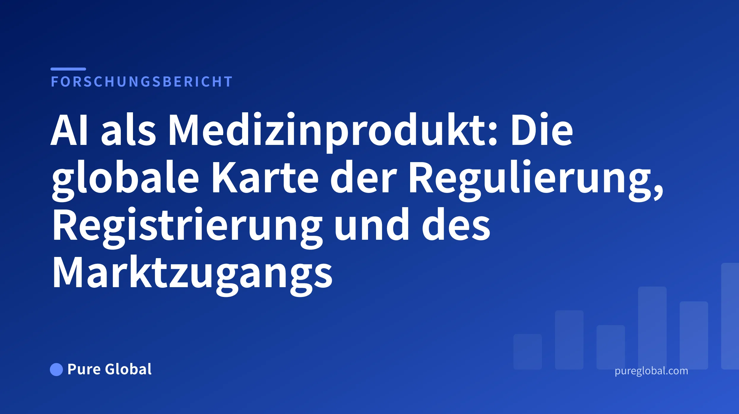 AI als medizinisches Gerät: Die globale Karte der Regulierung, Registrierung und des Marktzugangs – Pure Global-Forschungsbericht