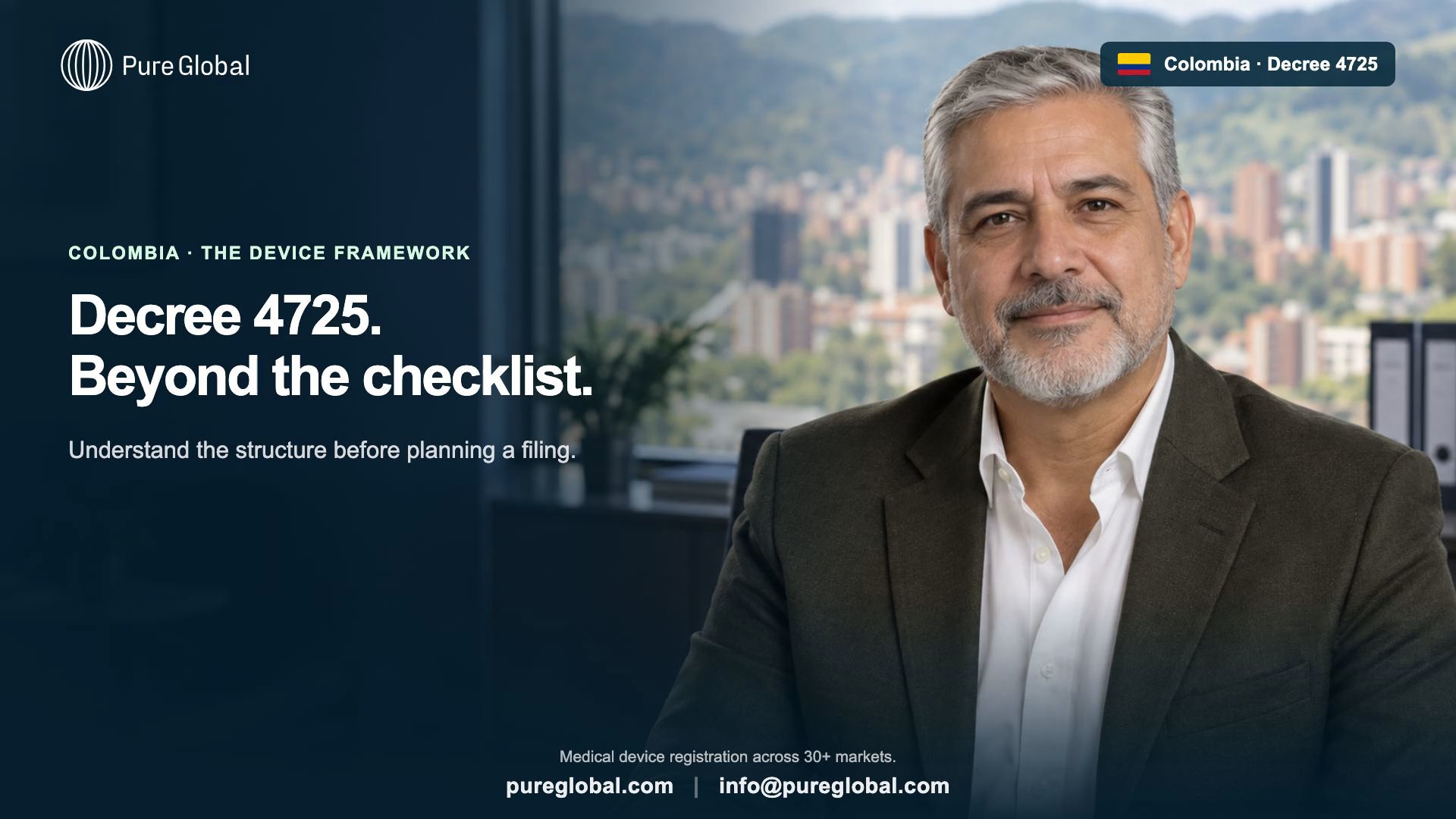 Colombia Decree 4725: Map the Device Requirements