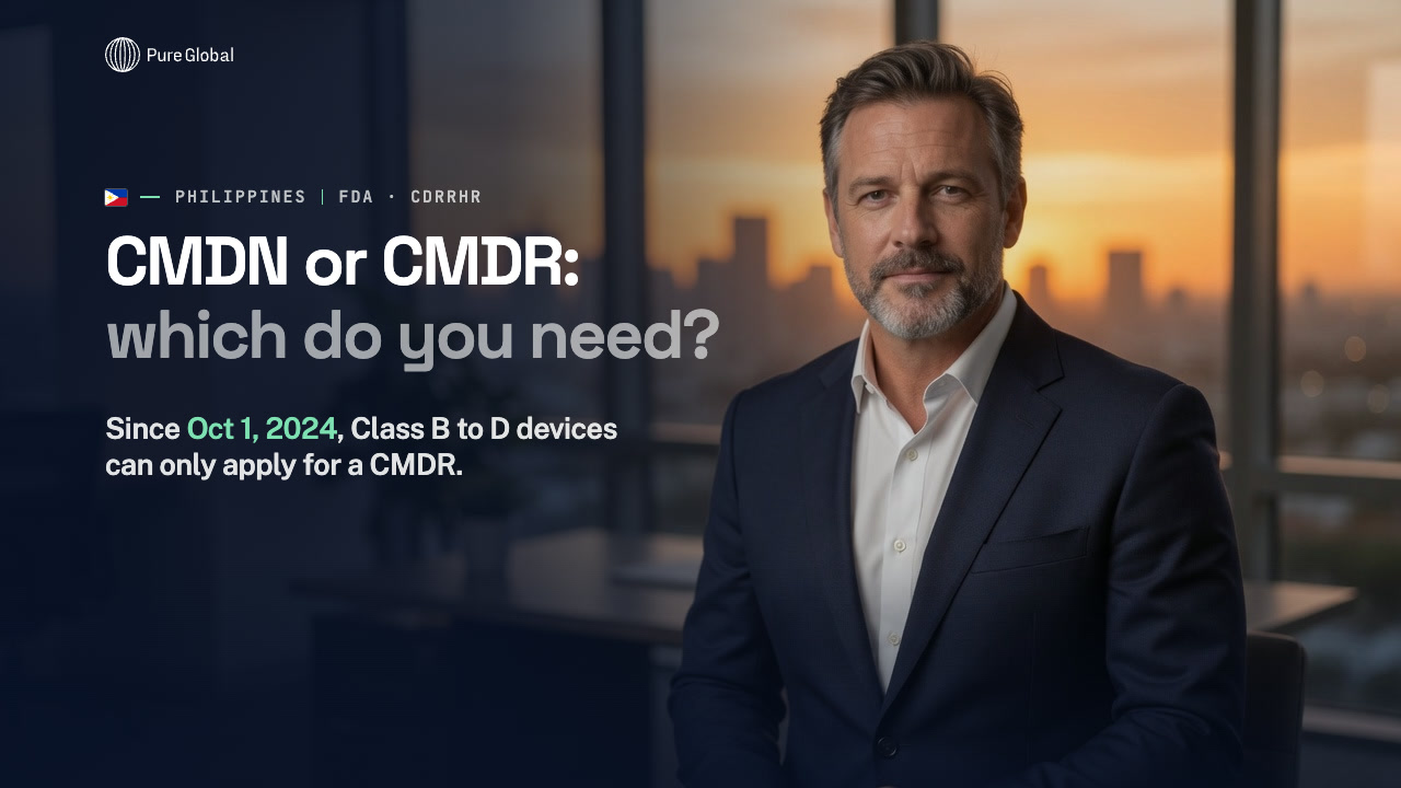 Philippines FDA: CMDN or CMDR?