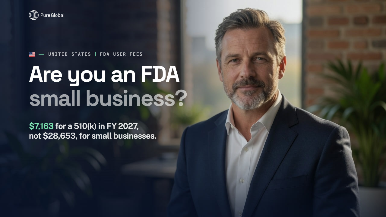 FDA Einstufung als Kleinunternehmen