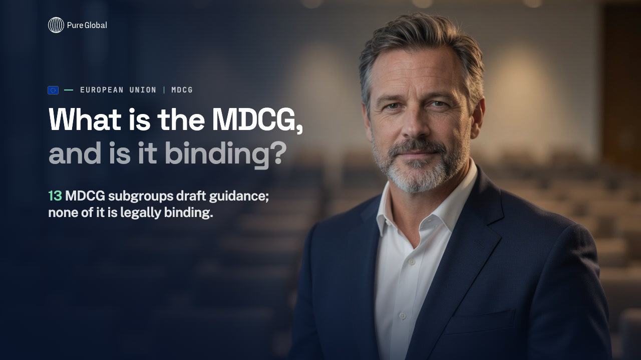 MDCG: EU Medical Device Guidance