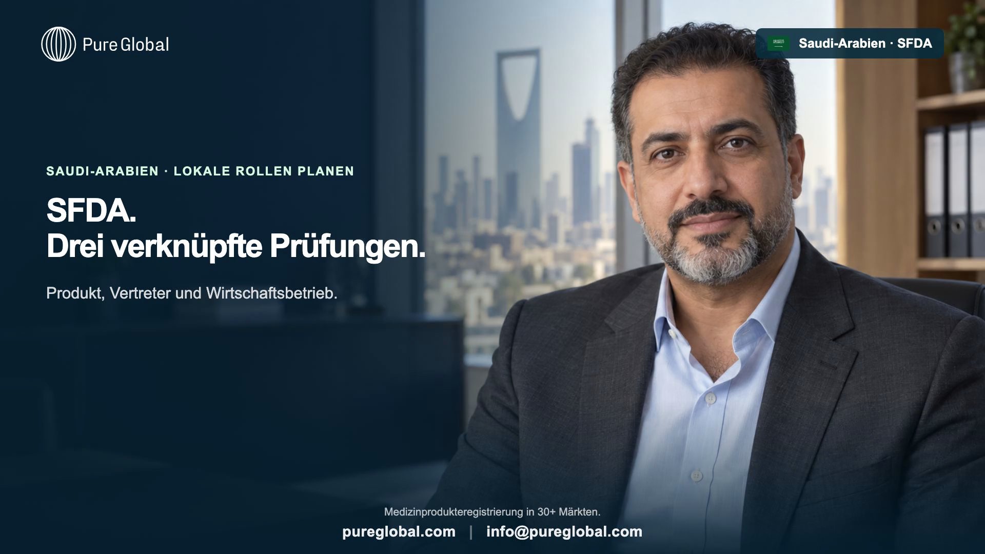 Saudi-SFDA: Produktzulassung und lokale Rollen